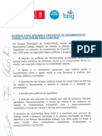 Acordo Orzamentos da Coruña asinado por PSdeG, Marea Atlántica e BNG