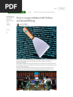 Scrap Website With Python Free Code Camp