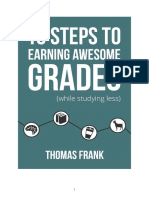 Thomas Frank - 10 Steps to Earning Awesome Grades (while studying less).pdf
