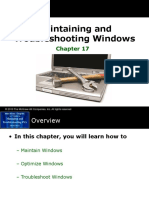 Chap17 Maintaining and Troubleshooting Windows