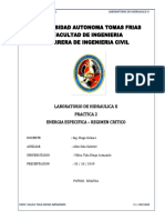 Informe 2 Energia Especifica PDF