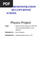 How To Write Physics Practical FIle | PDF | Experiment | Optics
