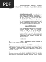 Ação de Regresso (MUNICÍPIO X Lourivaldo Dias da Conceição - motorista ex-servidor comissionado)