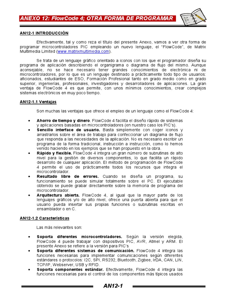 Tutorial Flowcode 4 Espanol PDF | PDF | Microcontrolador | Programa de ...