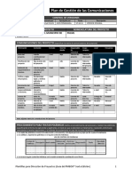 Plan de Gestión de Las Comunicaciones