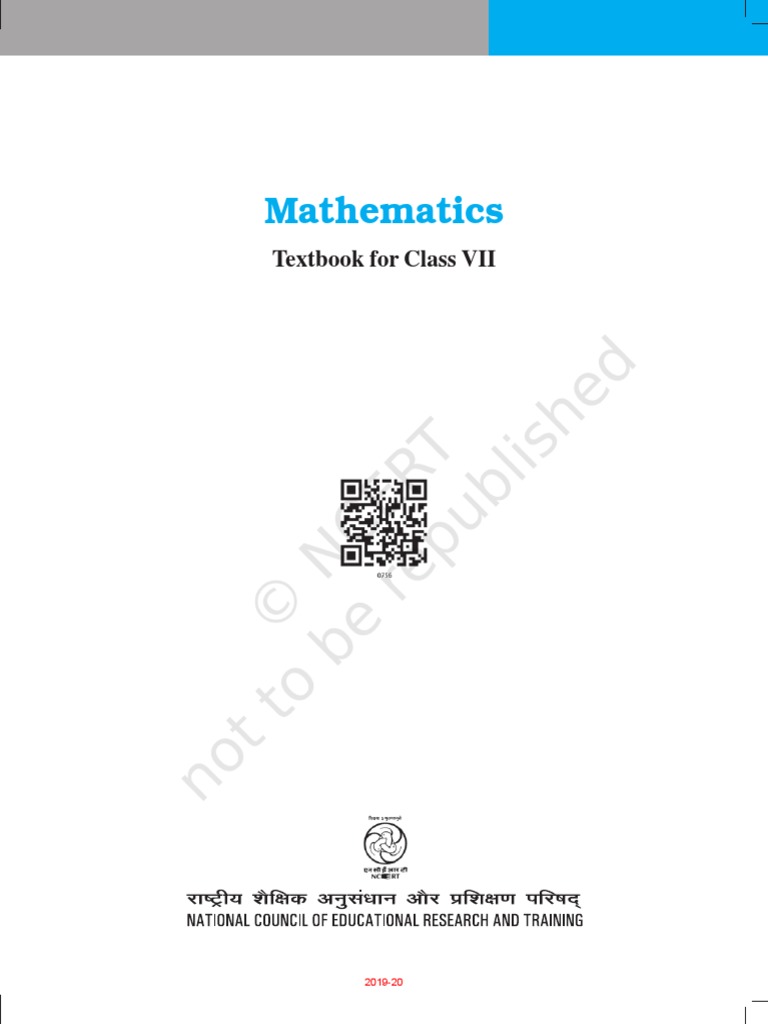 Maths - Class 7 PDF | PDF