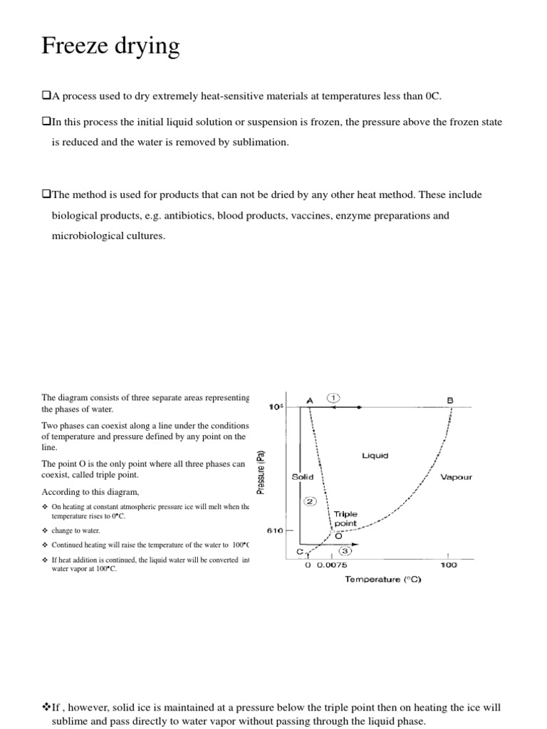 Freeze Drying.1pptx | Download Free PDF | Freeze Drying | Freezing