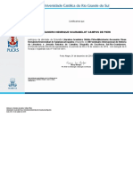 Certificado Atividades - Puc-rs - Leandro Henrique Scarabelot Campos de Pieri