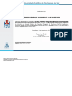 Certificado Atividades - Puc-Rs - Leandro Henrique Scarabelot Campos de Pieri