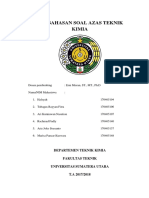 Pembahasan Soal Azas Teknik Kimia