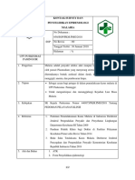 SOP Kontak Survey Dan PE Malaria