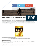 75 Best Western Movies of All Time - Rotten Tomatoes - Movie and TV News 1 PDF