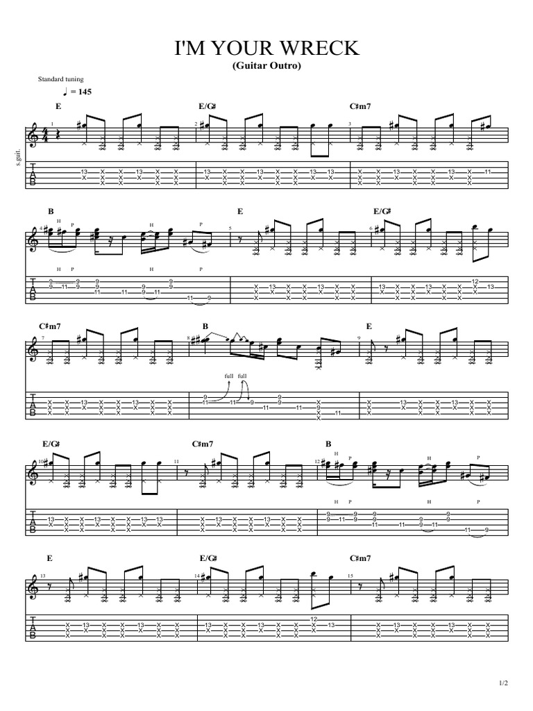 Guitar Outro for 