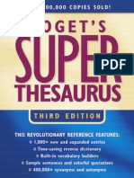 Roget's Super Thesaurus, 3rd Edition 2003