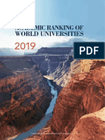 Academic Ranking of World Universities 2019