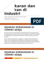 Kebakaran dan Ledakan di Industri