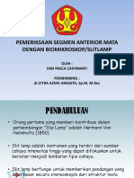 Pemeriksaan Segmen Anterior Mata  Dengan biomikroskop.pptx