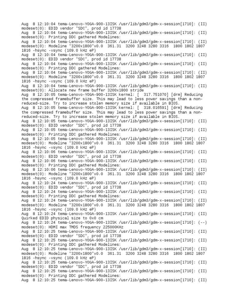 Syslog Before Primary Display Set PDF Computer Graphics Computer Data