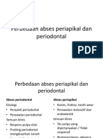 Perbedaan abses periapikal dan periodontal