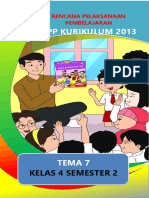 RPP K4 T7 1 Lembar Kelas 4