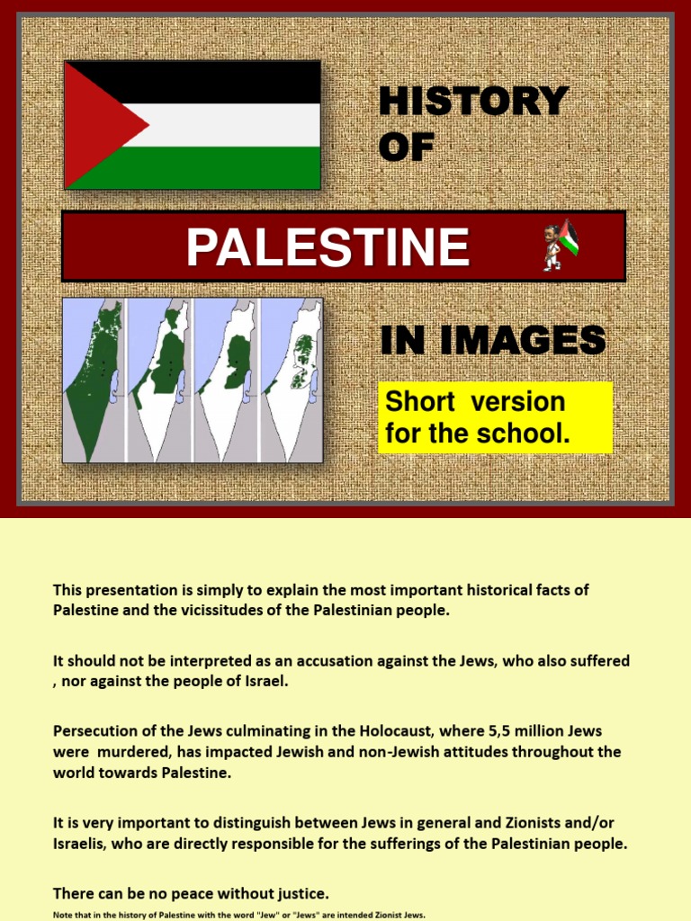 Short History of Palestine PDF | PDF | Mandatory Palestine | Israel