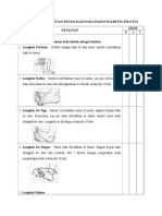 CHECKLIST Senam Kaki