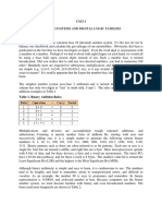 Number Systems and Digital Logic Families