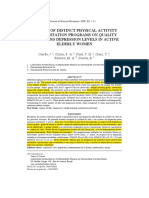 EffectsOfDistinctPhysicalActivityAndMeditationPrograms on quality of life and depression levels in active elderly women