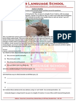 Cambridge Secondary Progression Test - Stage 7 English Paper 1 (Formatted) PDF