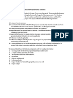 Earth Sciences Research Proposal Format Guidelines