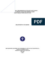 Manfaat Sosial Ekonomi Danau Ranu Pani T PDF