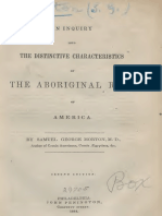 1844 An Inquiry Into The Distinctive Characteristics of The Aboriginal Race of America PDF