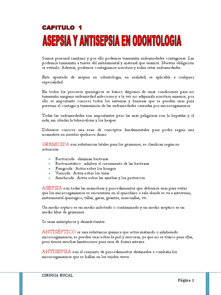 Cirugia Bucal Guia De Principios Basicos Inyeccion Medicina Esterilizacion Microbiologia