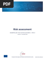 Recommendations For TSPs - Risk Assessment