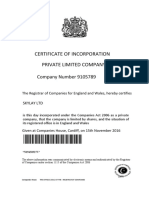 Certificate PDF