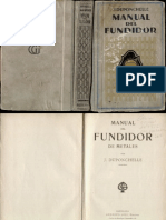 Manual Del Fundidor - Fundicion - Metal Casting Foundry