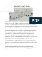 Manfaat Matematika Arsitektur