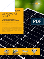 REC Solar Module Datasheet 370-400 WP PDF