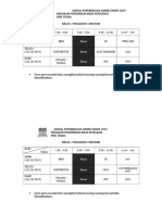 JADUAL EXAM 2019 - IBU BAPA