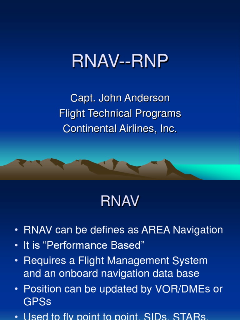 RNAV vs RNP: Key Differences Explained | PDF | Computers