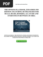 The Options Playbook Expanded 2nd Edition Featuring 40 Strategies For Bulls Bears Rookies All Stars and Everyone in Between by Bria