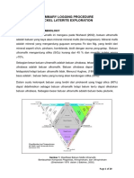 Summary - Logging Procedure Nickel Laterite Exploration - 20190826 PDF