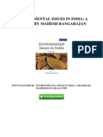 (Y442.Ebook) Ebook Environmental Issues in India A Reader by Mahesh Rangarajan PDF