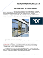 Advantages of Thermal Break Aluminium Windows
