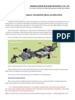Warm Edge Space Insulated Glass Production