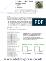 tms374 Ecu Decoder User Manual Obd2express PDF