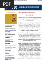 ARTIGO - A ética e a produção do conhecimento hoje