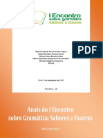 Encontro Sobre Gramática - Anais e Artigo PDF