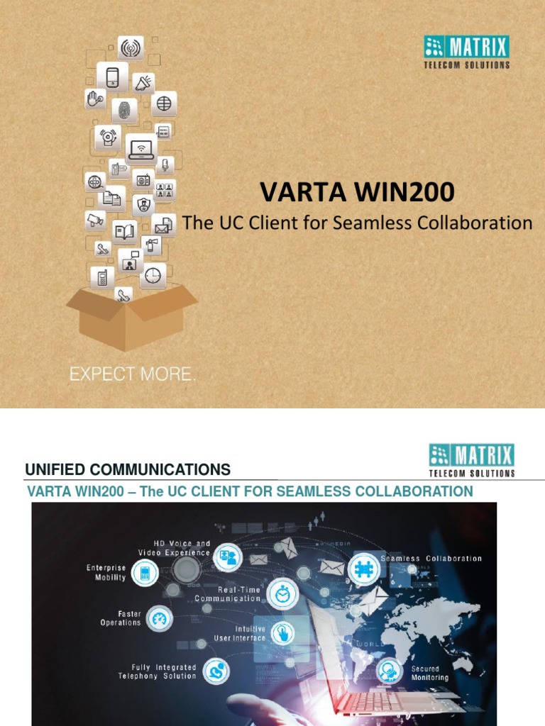 Matrix Uc Client Varta Win200 | PDF | Instant Messaging | Mobile App
