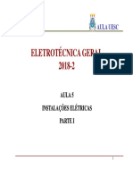 Projeto de instalações elétricas: iluminação, tomadas e divisão de circuitos